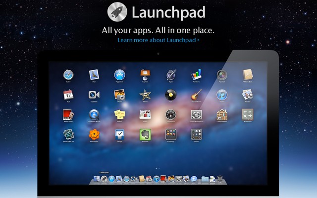 Mac OS X Lion LaunchPad