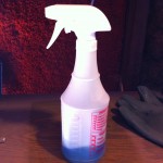 Spray bottle for diy scooter paint project