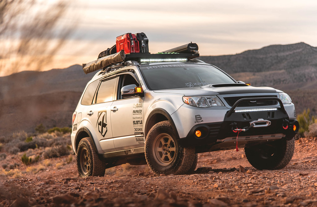 Subaru forester off road outlet suspension